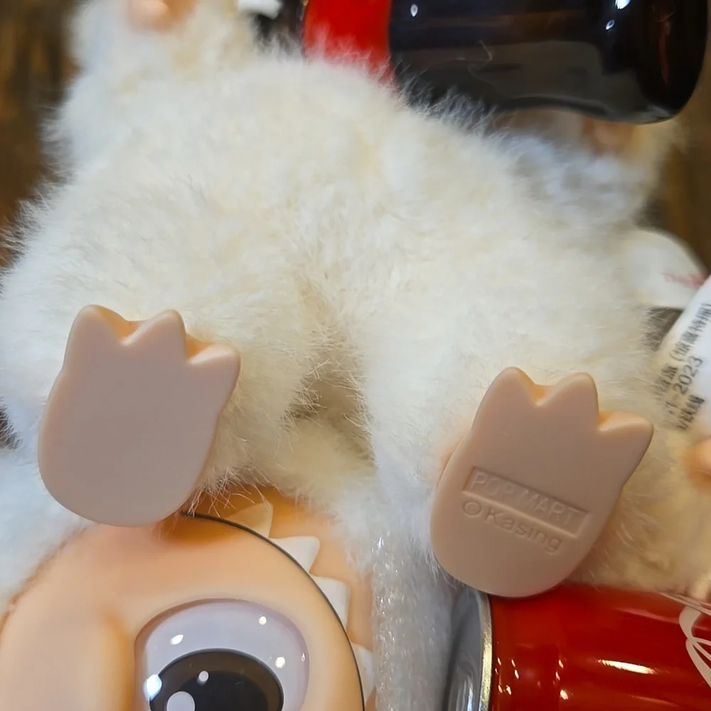 ONE (1) - POP MART Coca Cola The Monster Vinyl Face (Key Chain/Charm)
